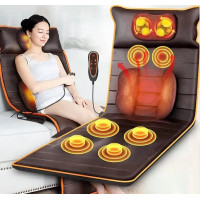 Універсальний електромасажер ZH-09HW3 з підігрівом для розслаблення м’язів шиї, спини та сідниць